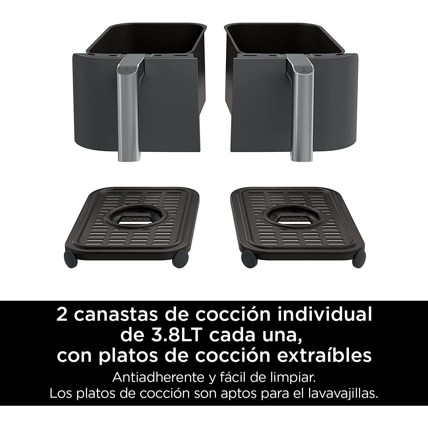 Freidora de Aire Ninja Foodi DualZone 6 en 1 de 7.5 L DZ201